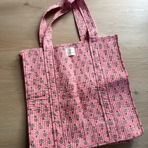 POETA Tote Bag in ‘Pink Milan’